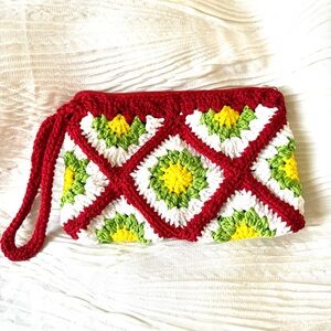Handmade Crochet Cosmetic Bag
